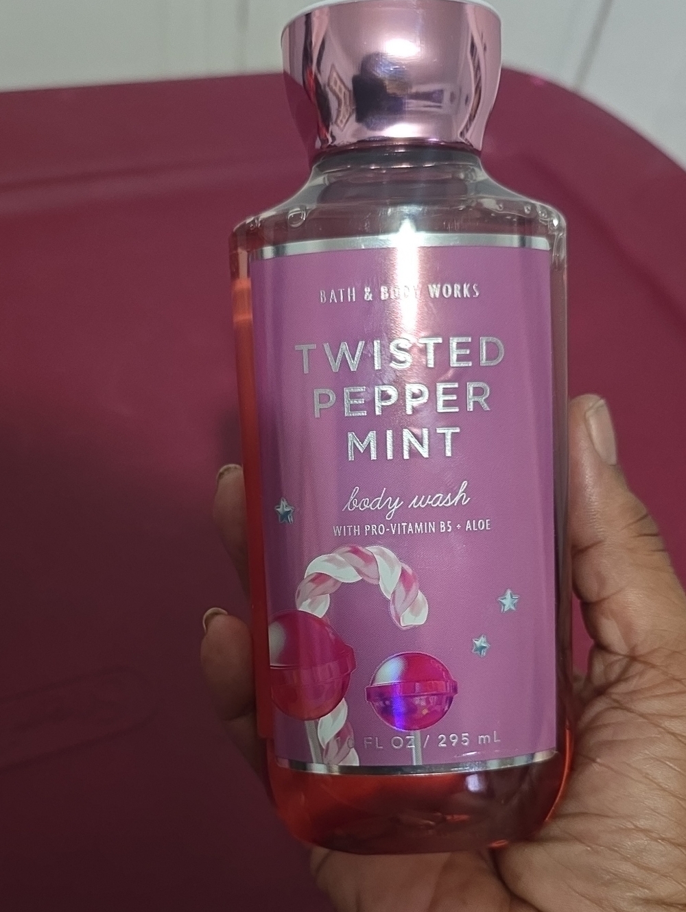 BATH AND BODY WORKS " TWISTED PEPPERMINT BODYWASH NEW WITH TAG